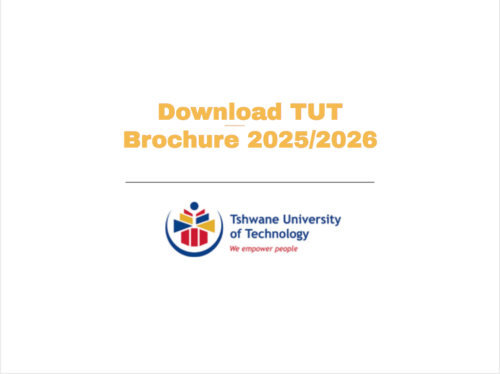 Download TUT Brochure 2025/2026 - TUT Online Applications 2024