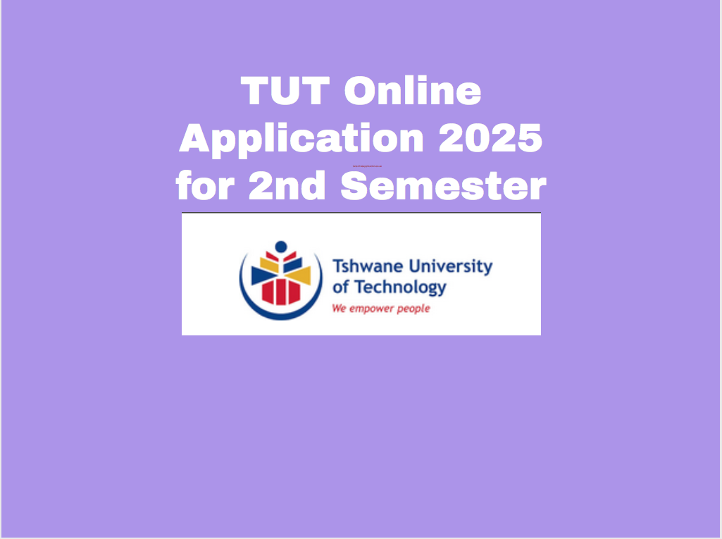 TUT Online Application 2025 for 2nd Semester TUT Online Applications 2024