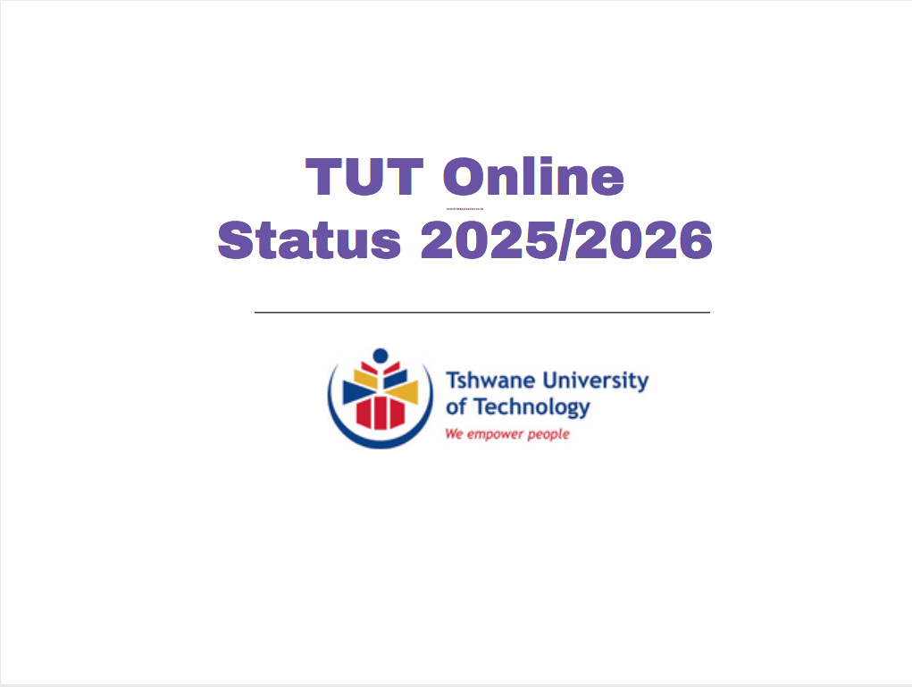 TUT Online Status 2025/2026 - TUT Online Applications 2024