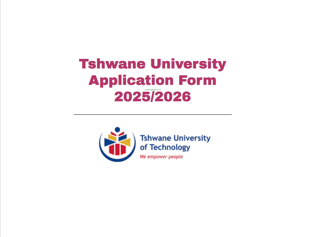 Tshwane University Application Form 2025/2026 TUT Online Applications 2024